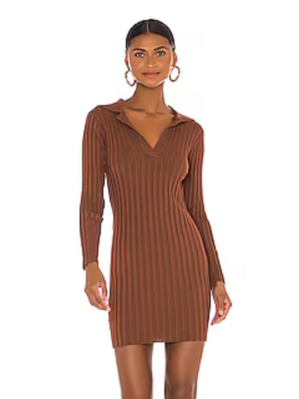 Tularosa Valen Ribbed Mini Dress – Size S